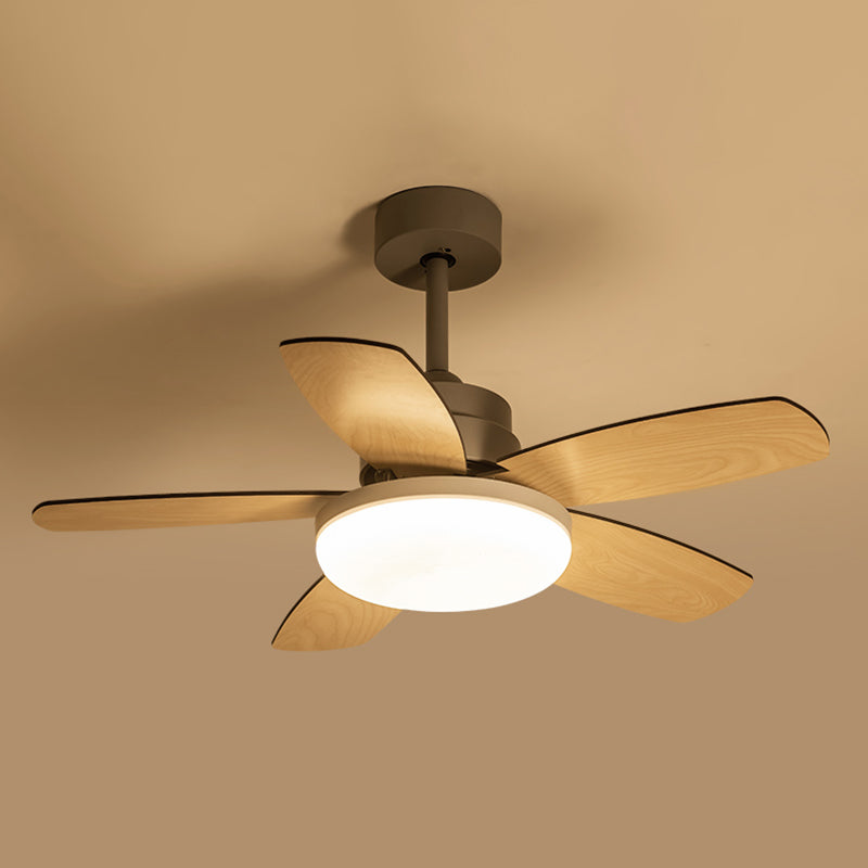 Ventola del soffitto rotondo leggero in stile children 1 1 lampadina a LED LED per camera da letto