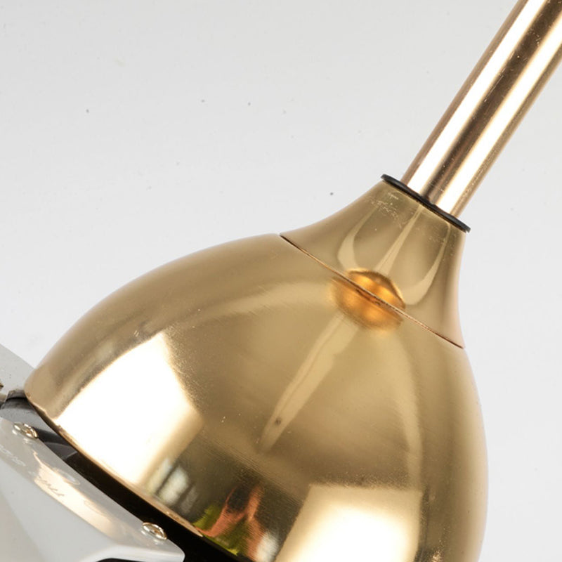 Kids Style Round Ceiling Fan Light Metal 1 Light LED Flush Light for Bedroom