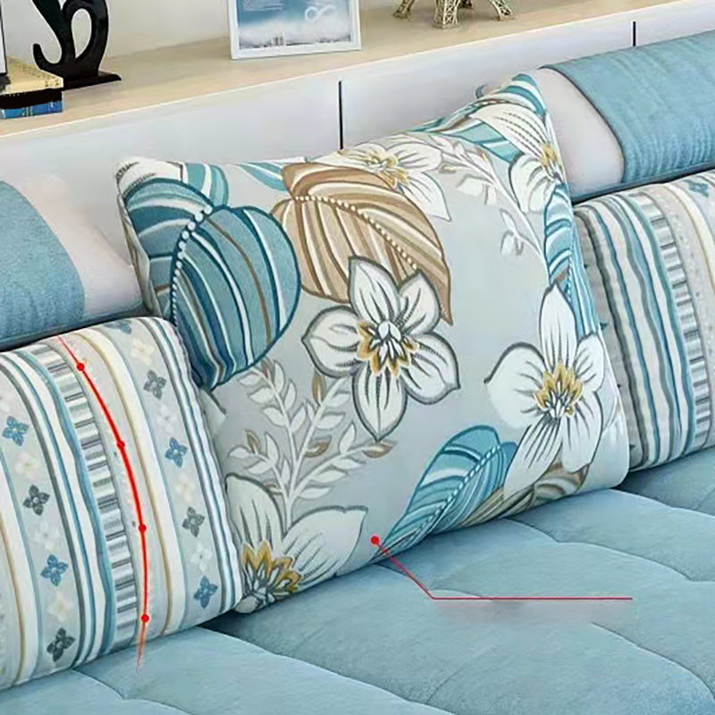 106.3"D x 57"W x 35.43"H Square Arm Sectionals, Modern High Back Sofa with Storage