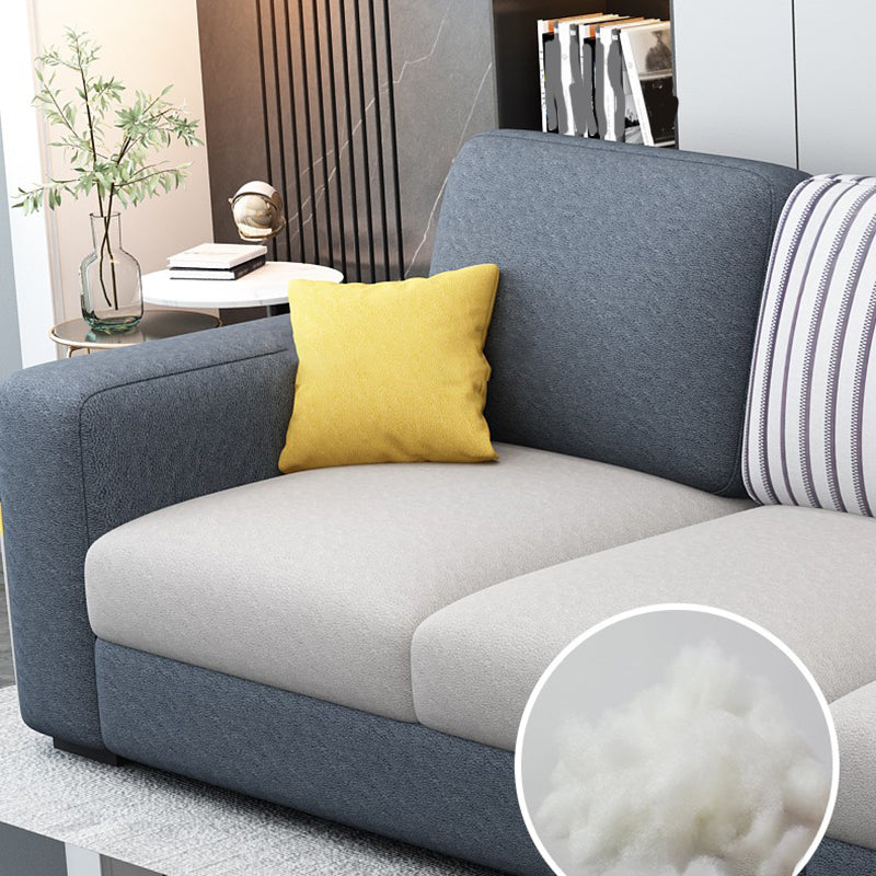 110.24"D x 59.1"W x 37.4"H Pillow Top Arm Sectionals, Modern High Back Sofa with Storage