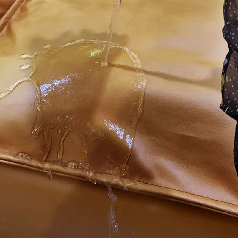 Simple Light-grey Sofa/Sectional with Faux Leather and Pillowed Back Cushions