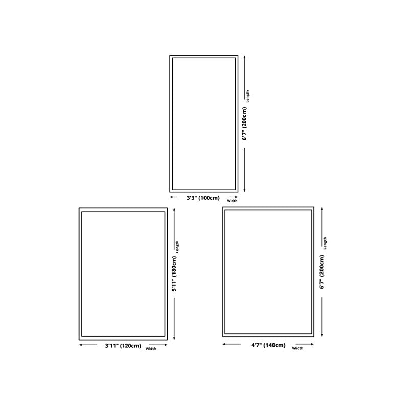 Black Morocco Carpet Polyester Graphic Area Carpet Non-Slip Backing Carpet for Living Room