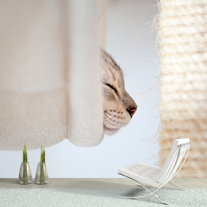 Cute Cats Mildew Resistant Mural Wallpaper Indoor Wall Mural