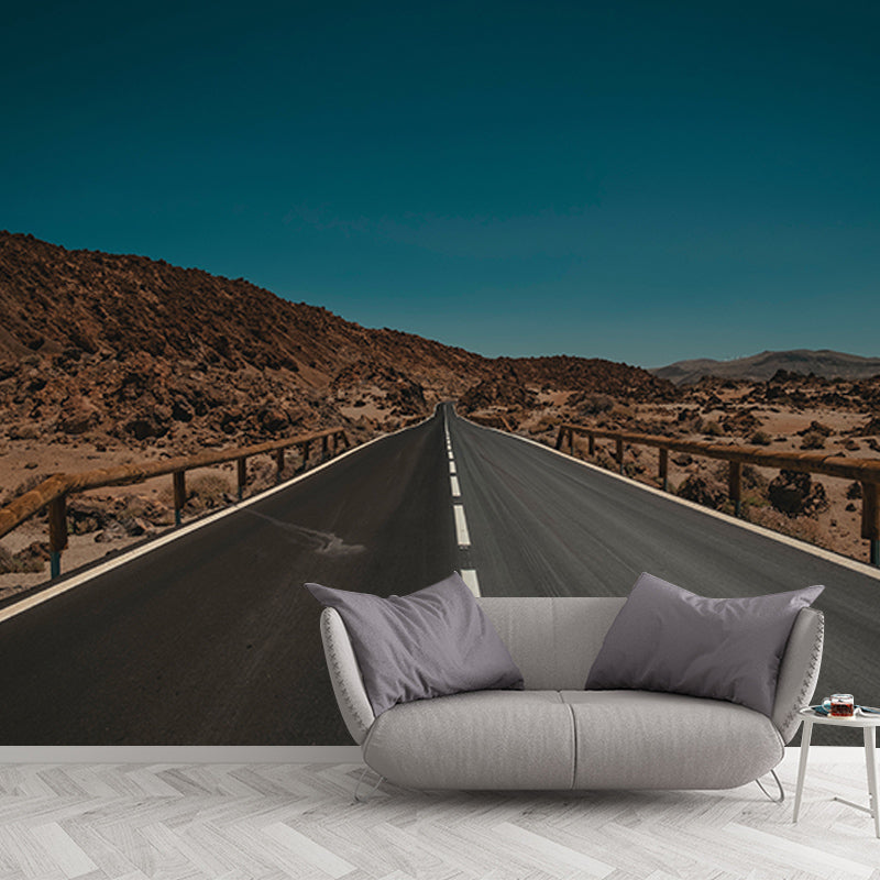 Modern Style Mural Wallpaper Highway Photography Indoor Wall Mural