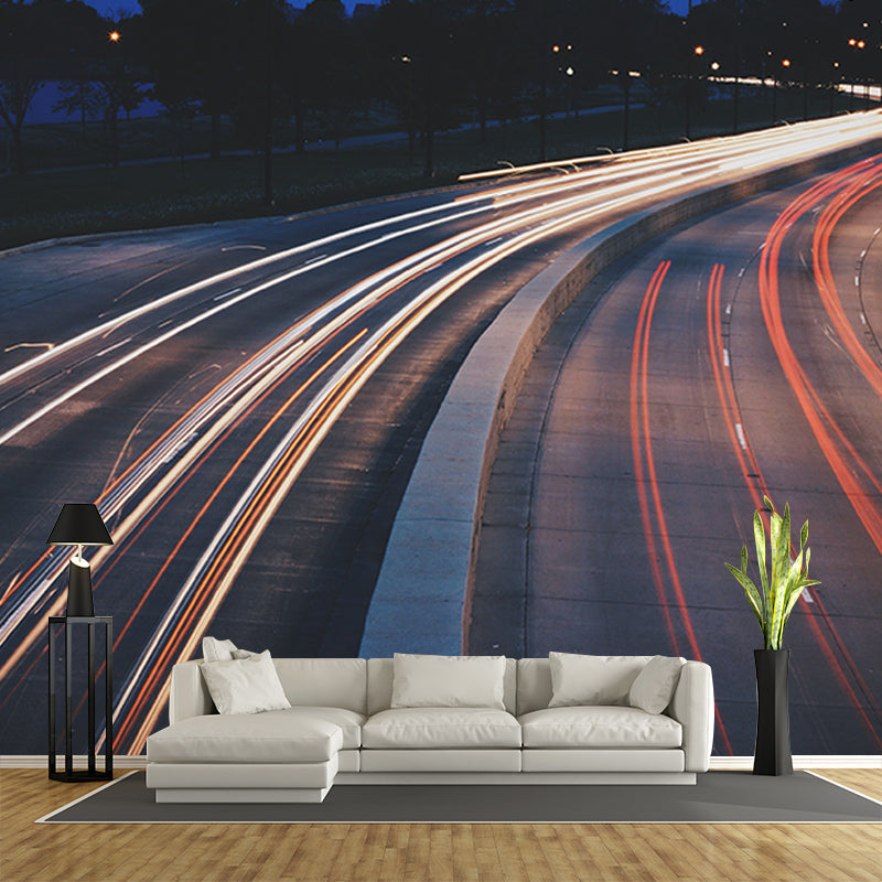 Modern Style Mural Wallpaper Highway Photography Indoor Wall Mural