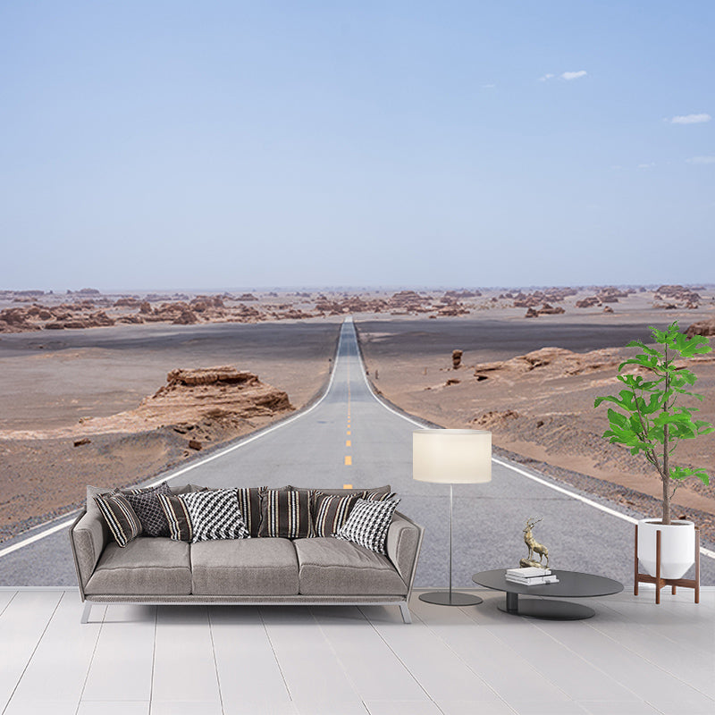 Modern Style Mural Wallpaper Highway Photography Indoor Wall Mural