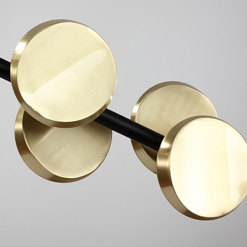 Postmodern Style LED Island Lamp Metal Dining Room Suspension Light Fixture