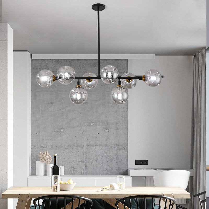 Modern Glass Pendant Lighting Nordic Island Light for Dining Room