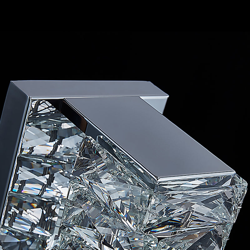 Crystal Unique Wall Sconce Modern 1 Light Wall Mount Light Fixture
