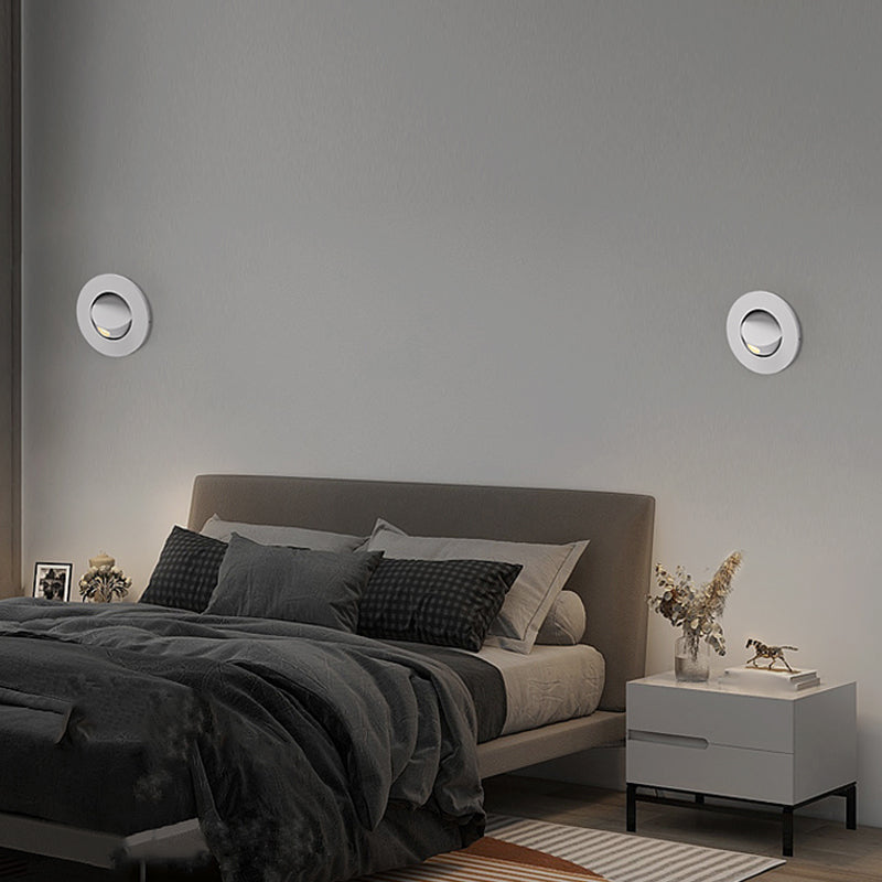 Geometric Shade Metal Wall Sconce Modern Style 1 Light Wall Mount Lighting