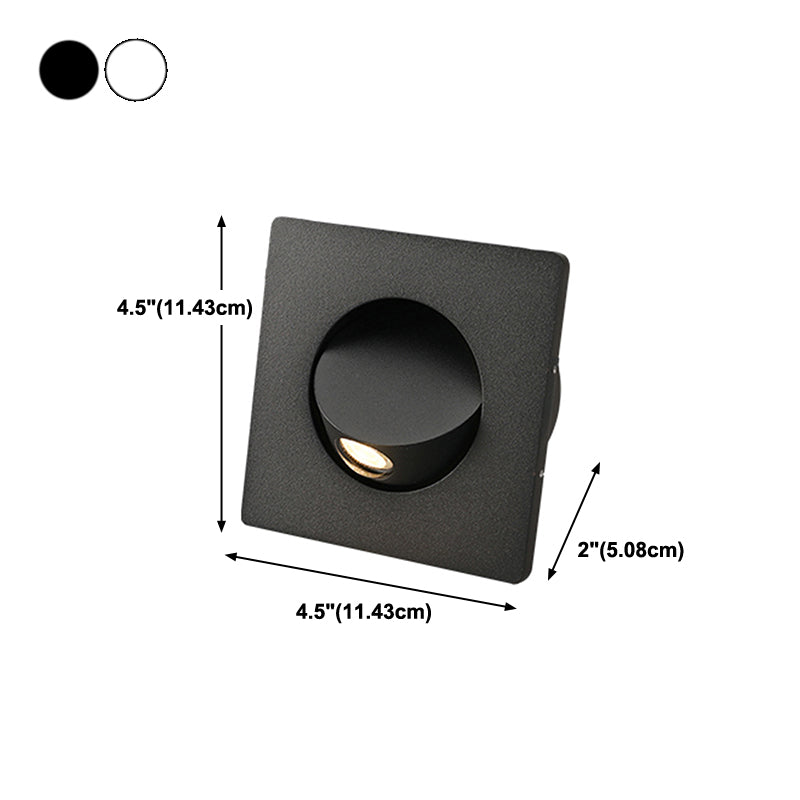 Geometric Shade Metal Wall Sconce Modern Style 1 Light Wall Mount Lighting