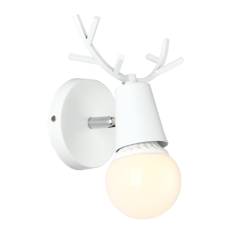 1 Light Wall Sconce Simple Macaron Style Wall Mount Lamp for Living Room