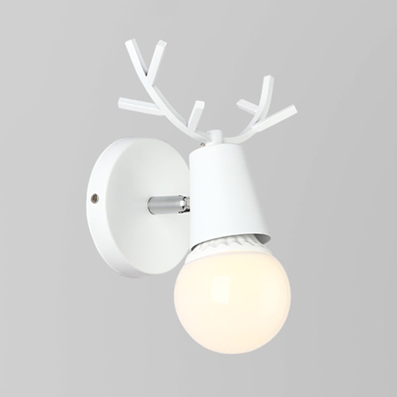 1 Light Wall Sconce Simple Macaron Style Wall Mount Lamp for Living Room