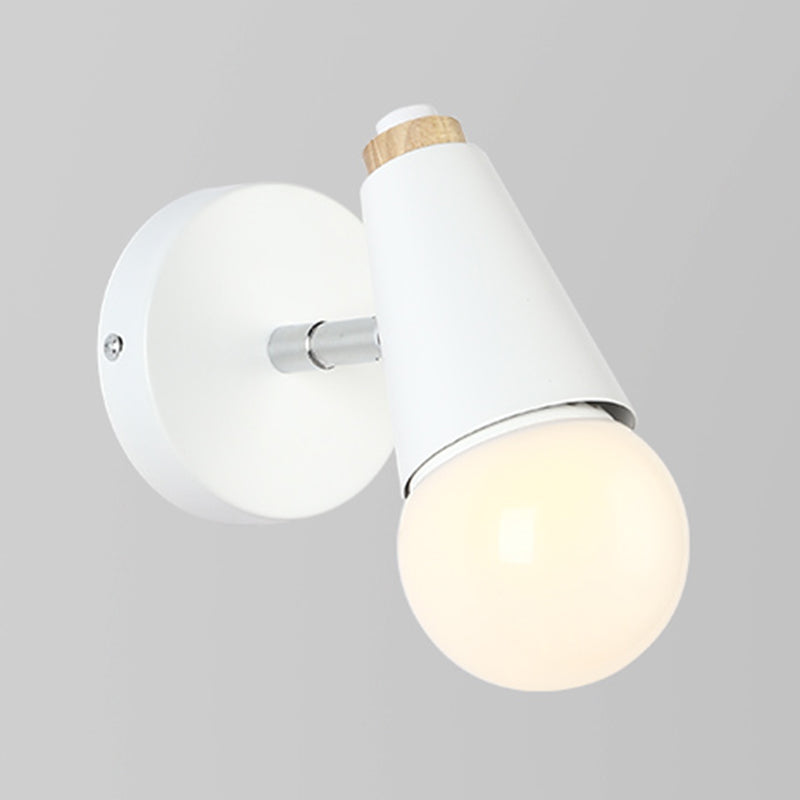 1 Light Wall Sconce Simple Macaron Style Wall Mount Lamp for Living Room