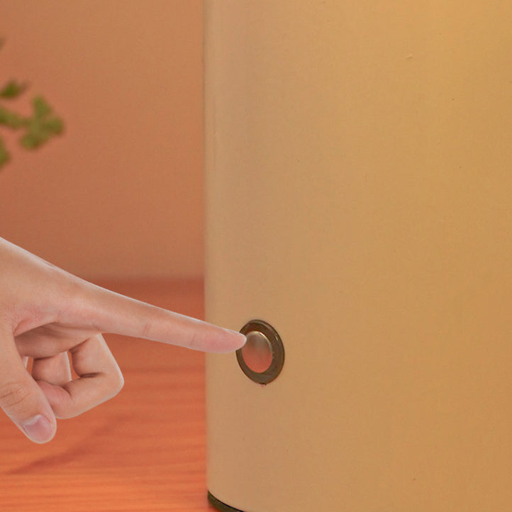 Lampe de table moderne à charge moderne 1 lampe de bureau à la lumière avec de la nuance de fer pour le salon