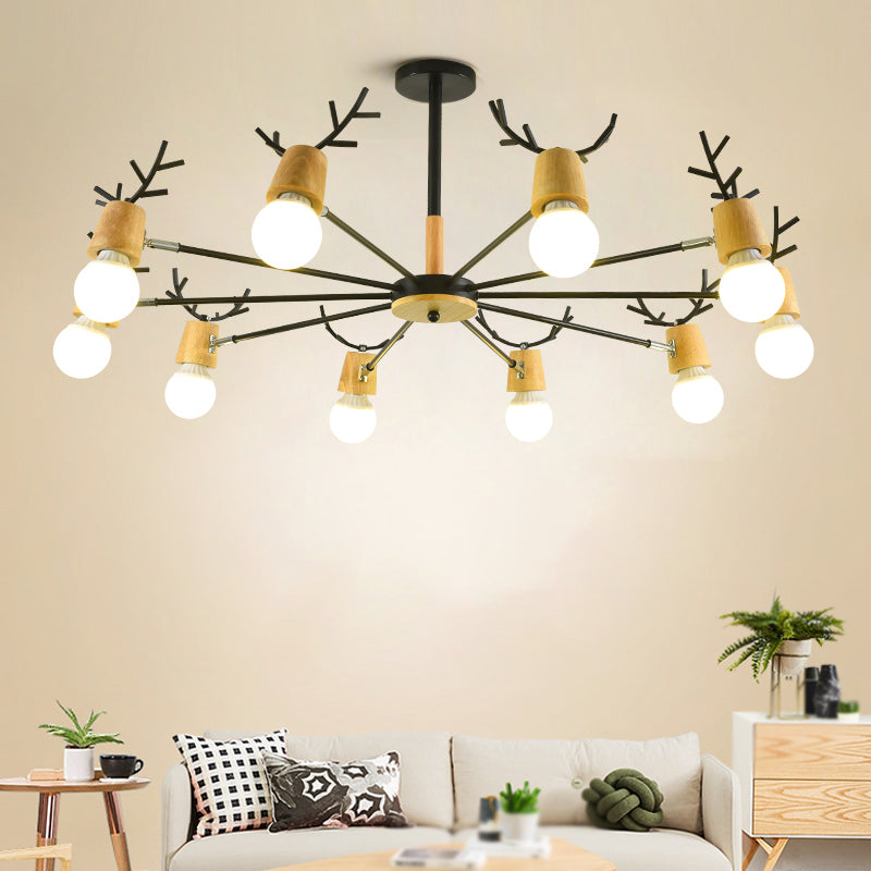 Lustres de pendentif de forme unique contemporains éclairage de pendentif métallique