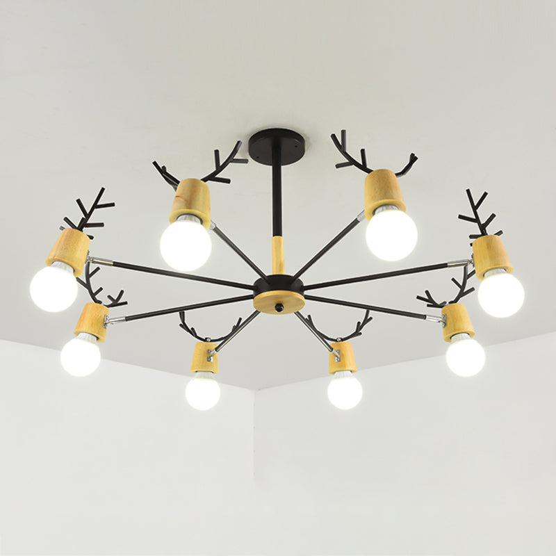 Lustres de pendentif de forme unique contemporains éclairage de pendentif métallique