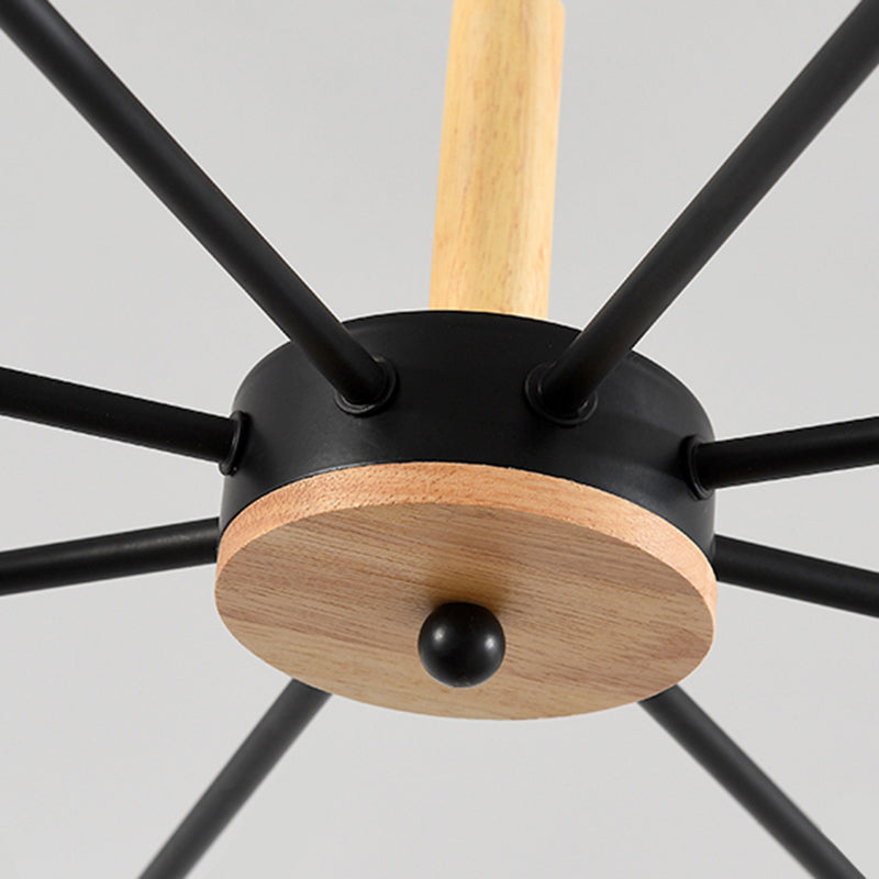 Lustres de pendentif de forme unique contemporains éclairage de pendentif métallique