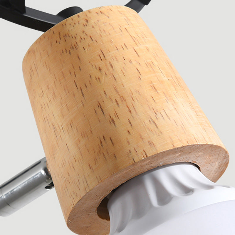 Lustres de pendentif de forme unique contemporains éclairage de pendentif métallique