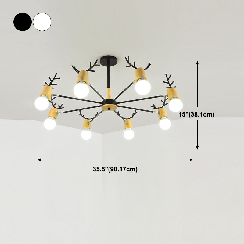 Lustres de pendentif de forme unique contemporains éclairage de pendentif métallique