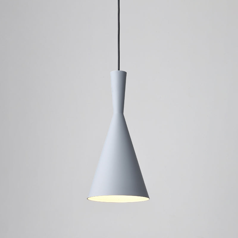 Cone Shade Hanging Lighting Modern Style Metal 1 Light Hanging Lamp for Bedside