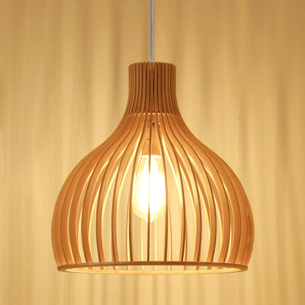 1 Lichthängerlampenvorrichtung moderner hölzerne Anhänger Licht für Esszimmer