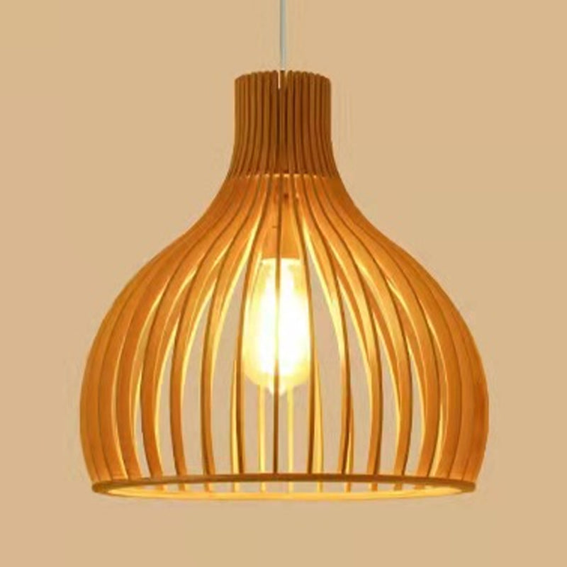 1 Lichthängerlampenvorrichtung moderner hölzerne Anhänger Licht für Esszimmer