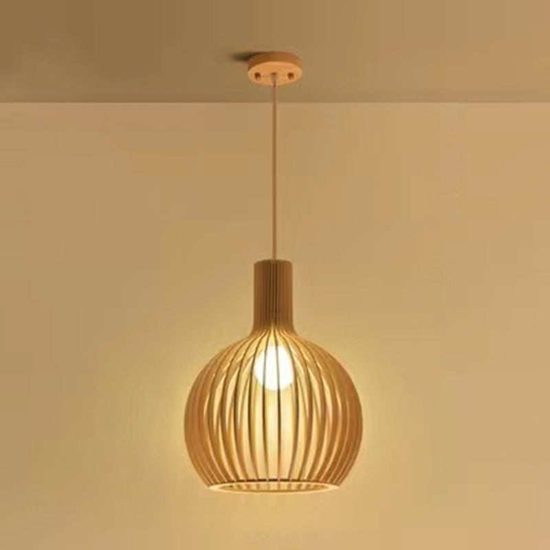 1 Lichthängerlampenvorrichtung moderner hölzerne Anhänger Licht für Esszimmer