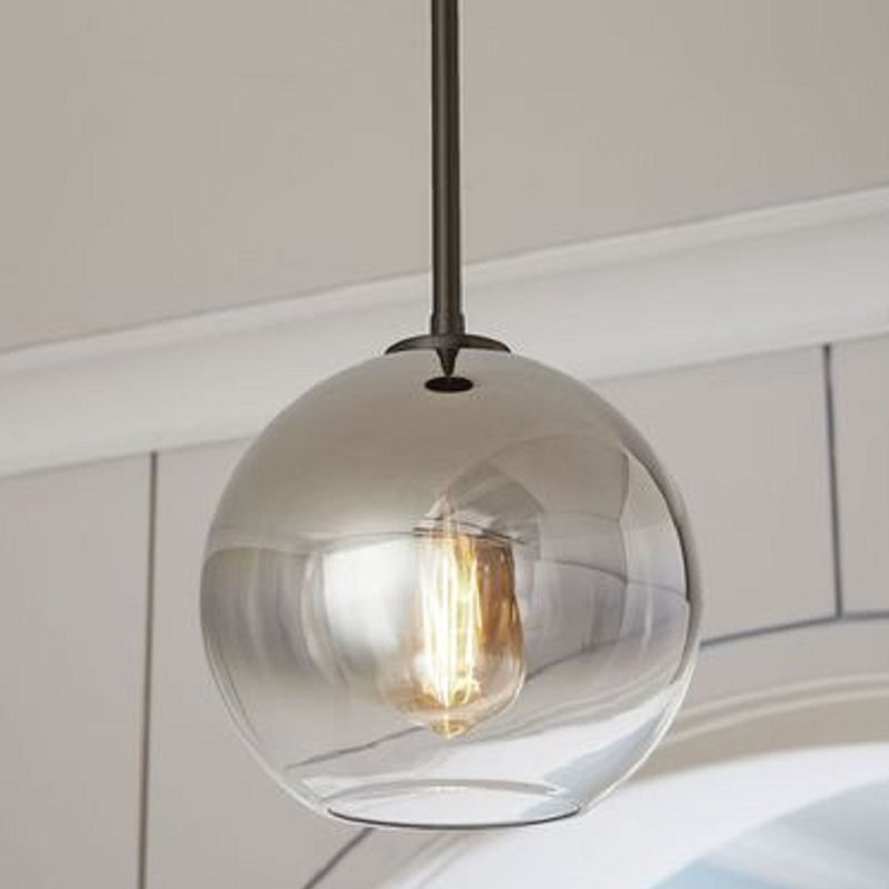 Nordic Style Anhänger Leichtkugel Formbirnen -Deckenlampe mit Glasschatten für Schlafzimmer