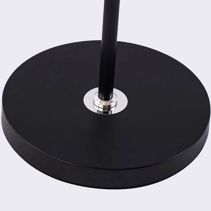 Moderne eenvoudige ijzeren vloerlamp kleurrijk lamp vloerlicht met stoffen schaduw voor slaapkamer