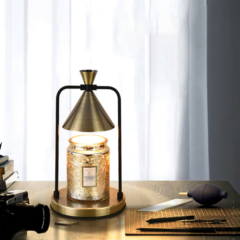Nordic Style Tischlampe Hornform Bunte Tischlicht für Schlafzimmer (Kerze nicht enthalten)