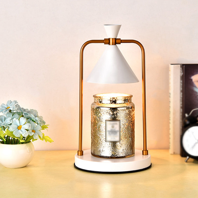 Nordic Style Tischlampe Hornform Bunte Tischlicht für Schlafzimmer (Kerze nicht enthalten)