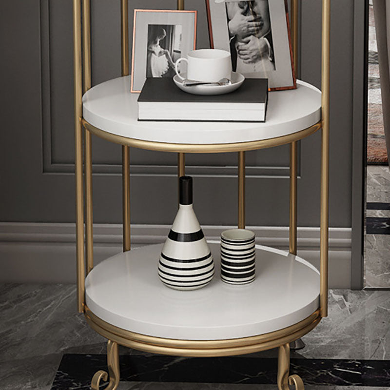 Glam vertikale Standard -Buchhandel Eisenrahmen Hersteller Holzregal -Bücherregal