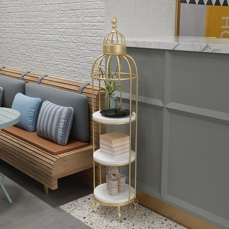 Glam vertikale Standard -Buchhandel Eisenrahmen Hersteller Holzregal -Bücherregal