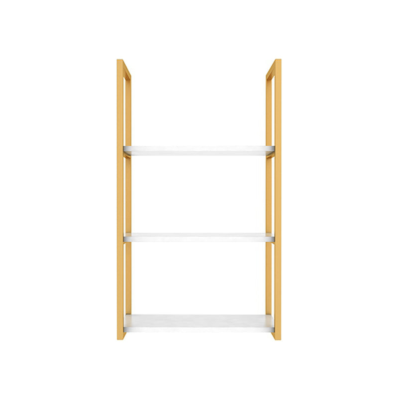 10.63"W Bookshelf Glam Style Wall Mounted Bookcase for Home Office Study Room