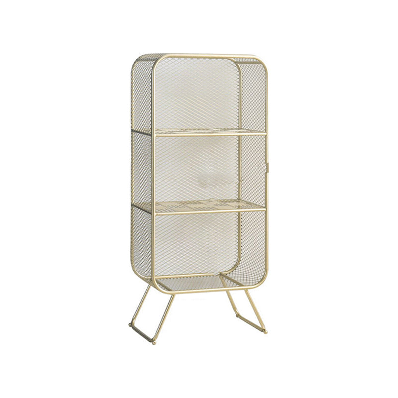 Glam Style Bookshelf Closed Back Bookcase for Home Office and Study Room