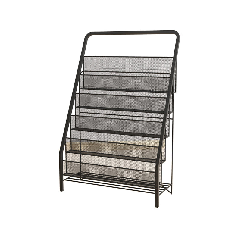 Metall Iron Industrial Ladder Bookshelf Vertical geschlossener Rückenbuchhandel