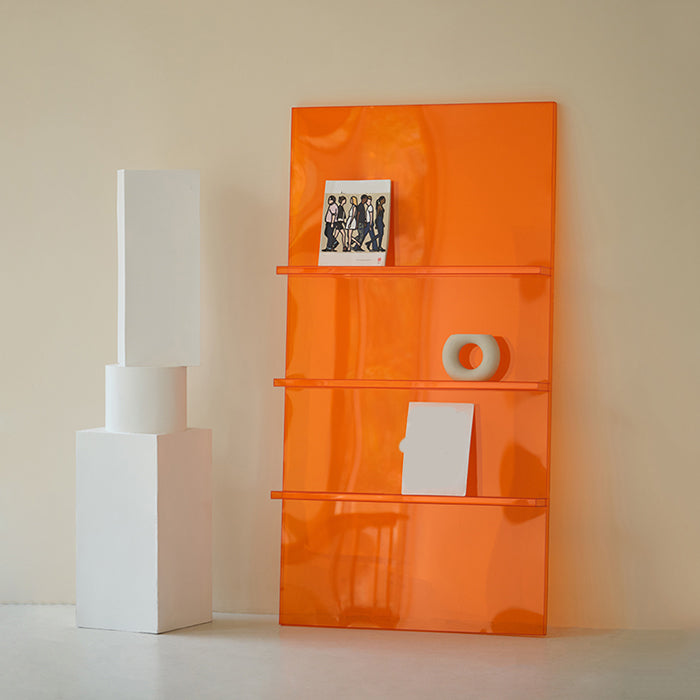 Scandinavian Acrylic Etagere Bookshelf Closed Back Vertical Bookshelf