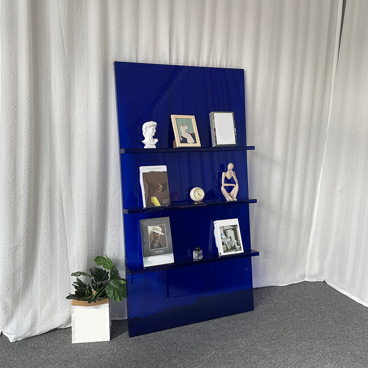 Scandinavian Acrylic Etagere Bookshelf Closed Back Vertical Bookshelf