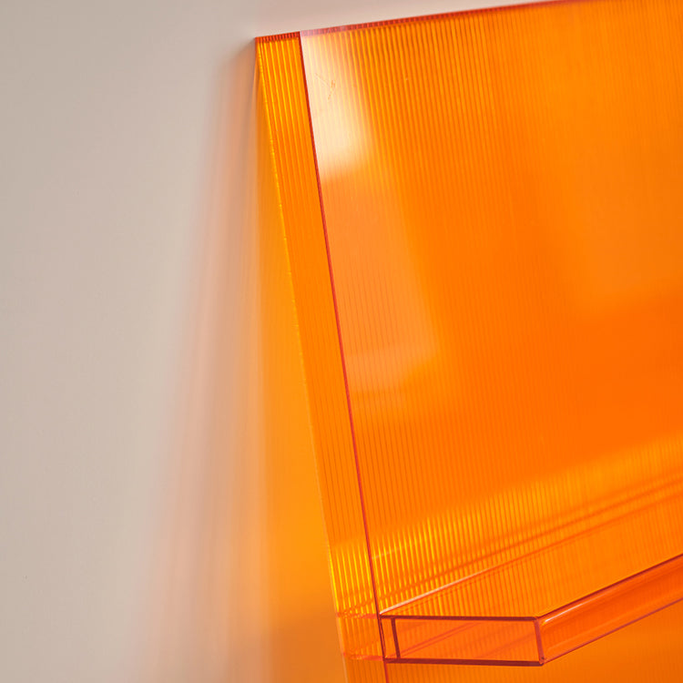 Scandinavian Acrylic Etagere Bookshelf Closed Back Vertical Bookshelf