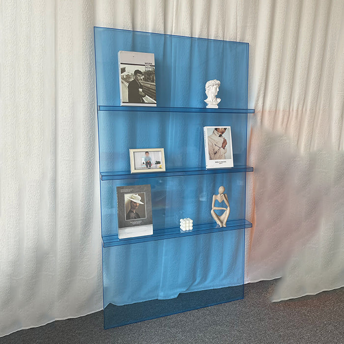 Scandinavian Acrylic Etagere Bookshelf Closed Back Vertical Bookshelf