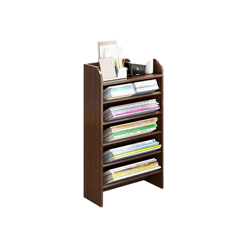 Libreria in legno fabbricato libreria verticale per classe, 15 "l x 3,9" w x 27,6 "h