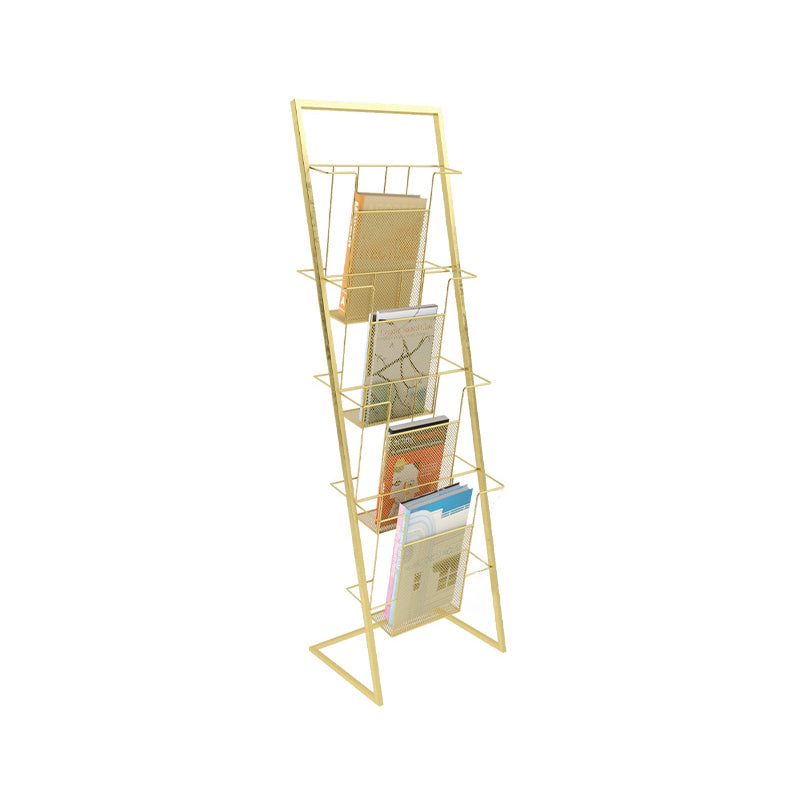 Libreria etagere in metallo scandinavo in ferro aperta libreria verticale aperta