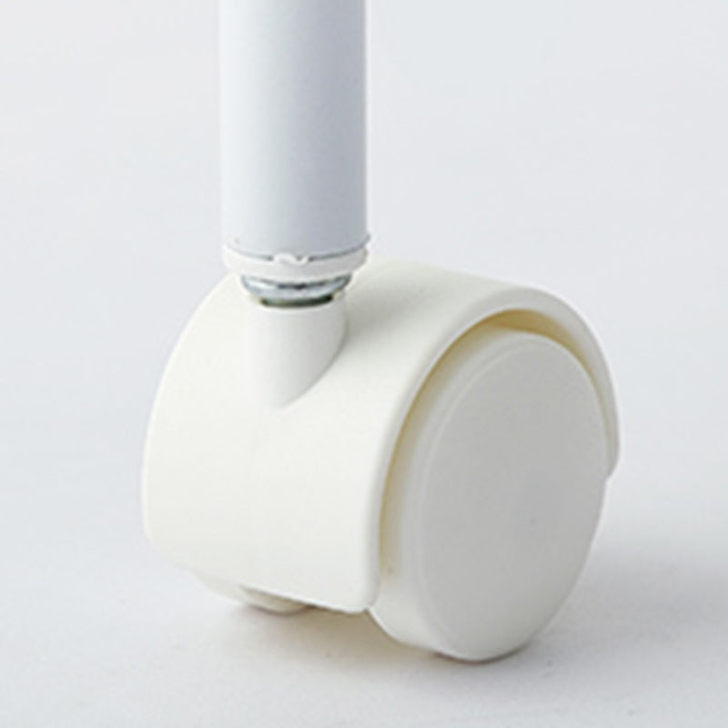 Schwarz -Weiß -Industrie -Bücherregal Etagere Bücherregal mit Zaubererrädern