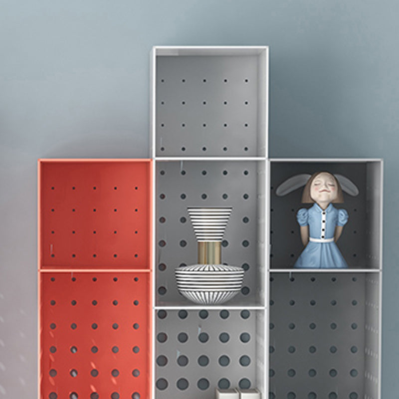 Iron Wall Mounted Bookshelf Industrial Closed Back Bookshelf