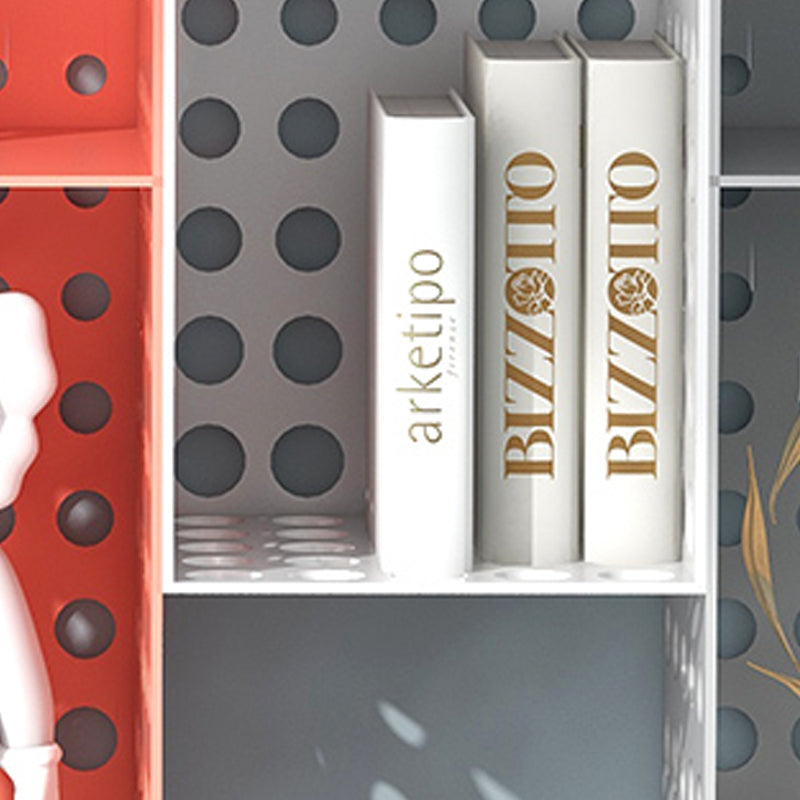 Iron Wall Mounted Bookshelf Industrial Closed Back Bookshelf