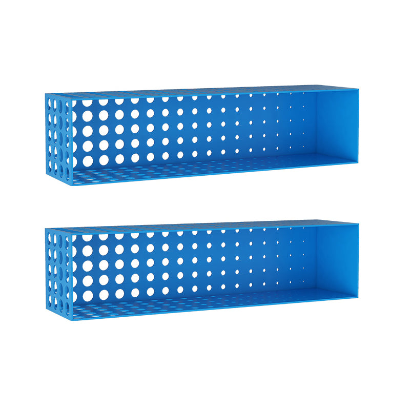 Iron Wall Mounted Bookshelf Industrial Closed Back Bookshelf