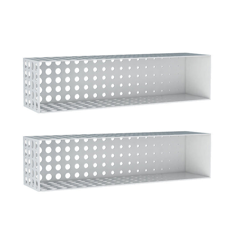 Iron Wall Mounted Bookshelf Industrial Closed Back Bookshelf