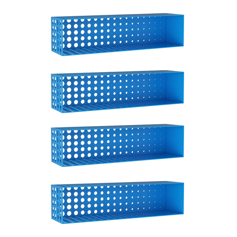 Iron Wall Mounted Bookshelf Industrial Closed Back Bookshelf