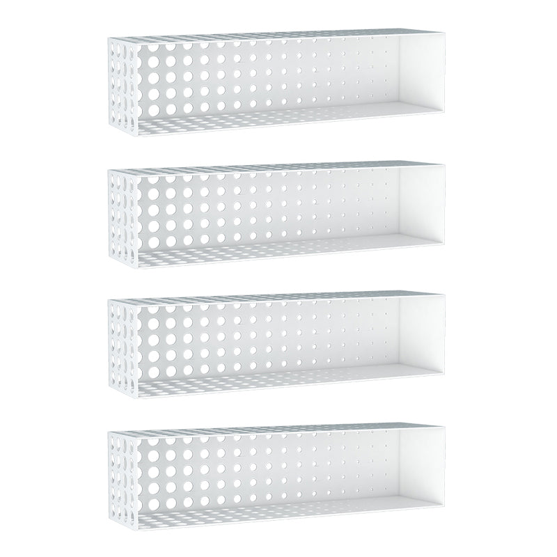 Iron Wall Mounted Bookshelf Industrial Closed Back Bookshelf